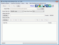 Cute Video Audio Merger 1.401 screenshot. Click to enlarge!