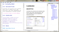 CuteMarkEd 0.11.3 screenshot. Click to enlarge!