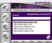 CyberScrub KeyChain 1.5 screenshot. Click to enlarge!