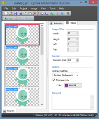 Cyotek Gif Animator 0.0.5.0 Beta screenshot. Click to enlarge!