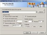 DBF to CSV 2.45 screenshot. Click to enlarge!