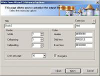 DBF to HTML 2.10 screenshot. Click to enlarge!