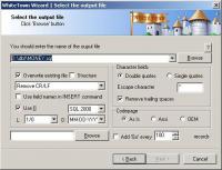 DBF to SQL 2.45 screenshot. Click to enlarge!