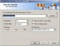 DBF to XLS (Excel) 2.45 screenshot. Click to enlarge!