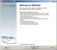 DBScribe for MySQL 1.6 screenshot. Click to enlarge!