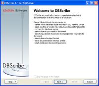 DBScribe for SQL Server 1.4 screenshot. Click to enlarge!