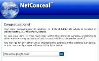 DCS NetConceal Anonymizer 3.7.41.5 screenshot. Click to enlarge!
