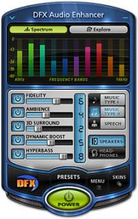 DFX Audio Enhancer 12.021 screenshot. Click to enlarge!