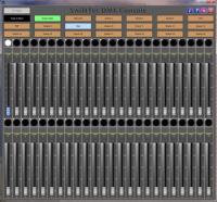 DMX Console 1.1.0 screenshot. Click to enlarge!