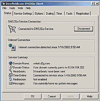 DNS2Go 4.3.1 screenshot. Click to enlarge!
