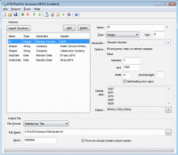 DTM Flat File Generator 1.49.01 screenshot. Click to enlarge!