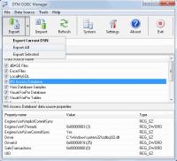 DTM ODBC Manager 1.04.04 screenshot. Click to enlarge!