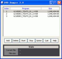DVD Dumper 2.0 screenshot. Click to enlarge!
