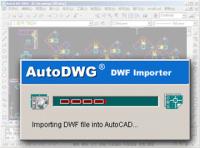 DWFIn -- DWF to DWG Converter 1.6 screenshot. Click to enlarge!