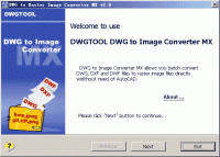 DWG to IMAGE Converter MX 5.6.2 screenshot. Click to enlarge!