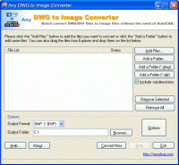 DWG to JPG 6.0 screenshot. Click to enlarge!