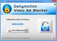 Dailymotion Video Ad Blocker 1.0 screenshot. Click to enlarge!