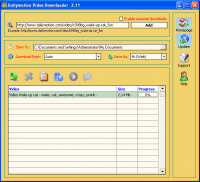 Dailymotion Video Downloader 3.3.9.0 screenshot. Click to enlarge!
