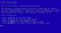 Dariks Boot and Nuke (DBAN) 2.2.8 screenshot. Click to enlarge!