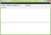 Dataset to CSV screenshot. Click to enlarge!