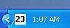 DateInTray 1.6 screenshot. Click to enlarge!