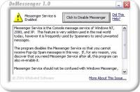 DeMessenger 1.0 screenshot. Click to enlarge!