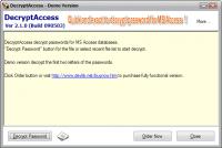 DecryptAccess 2.0.0 screenshot. Click to enlarge!