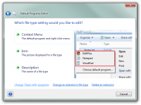 Default Programs Editor 2.7.2675.2253 screenshot. Click to enlarge!