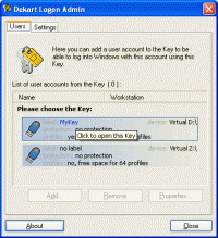 Dekart Logon 2.21 screenshot. Click to enlarge!
