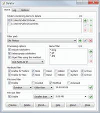 Deletor 4.42.13176 screenshot. Click to enlarge!