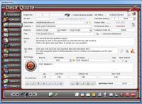 Desk Quote Professional 7.2 screenshot. Click to enlarge!