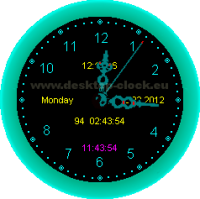 Desktop Clock Free 1.9 screenshot. Click to enlarge!