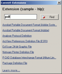 Desktop Conversion Software Finding Client 1.00 screenshot. Click to enlarge!