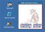 Desktop Notes 1.2.3 screenshot. Click to enlarge!