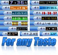 Desktop Tray Clock 2.6 screenshot. Click to enlarge!