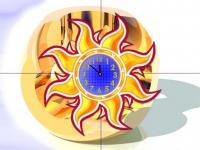Digital Art Clock ScreenSaver 2.5 screenshot. Click to enlarge!