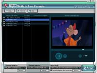Digital Media to Zune Converter 5.3.9 screenshot. Click to enlarge!