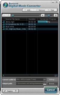 Digital Music Converter 5.3.9 screenshot. Click to enlarge!