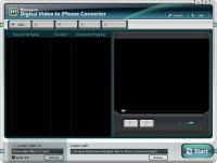 Digital Video to iPhone Converter 5.0.29 screenshot. Click to enlarge!