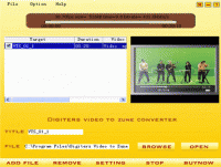 Digiters Video to Zune Converter 3.6.6 screenshot. Click to enlarge!