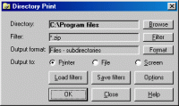 DirPrint 4.1.16 screenshot. Click to enlarge!