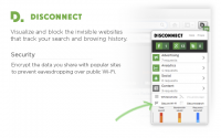 Disconnect for Firefox 3.11.0 screenshot. Click to enlarge!