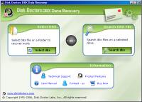Disk Doctors DBX Data Recovery 1.0.2 screenshot. Click to enlarge!
