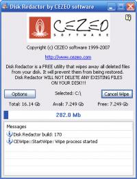 Disk Redactor 2.1.119 screenshot. Click to enlarge!