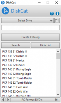 DiskCat 0.9.2.2 screenshot. Click to enlarge!