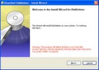 DiskDeleter 1.0.2 screenshot. Click to enlarge!