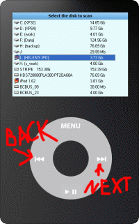 DiskInternals Recovery for iPod 1.0 screenshot. Click to enlarge!