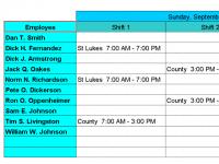 Dispatch Nurses to Hospitals with Excel 1.45 screenshot. Click to enlarge!