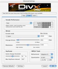 DivX Pro Video Bundle for Mac OSX 5.2 screenshot. Click to enlarge!