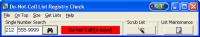 Do-Not-Call List Registry Check 2.0 screenshot. Click to enlarge!